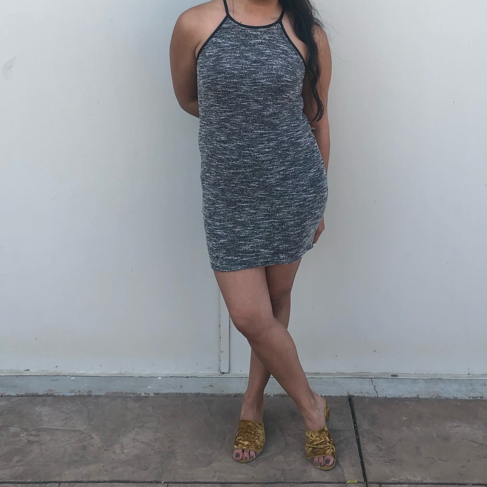 Heather Grey Multi Color Dress